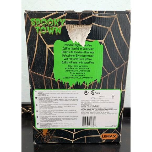 Lemax Spooky Town 2021 Apparition Academy #15732 Lighted Building Halloween - Picture 8 of 8